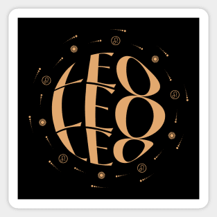 Leo ZODIAC ASTROLOGY Sticker